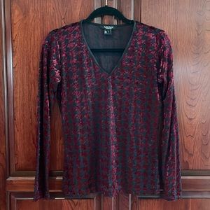 Karen Kane ladies top festive size Small